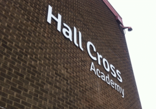 hall-cross-external-brushed-chrome-lettering