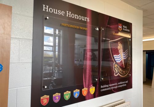 Wath School House Honours board