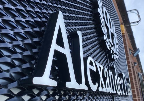 Alexander Paul CNC inlaid LED lettering