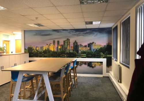 Office wall wraps for the industrial sector